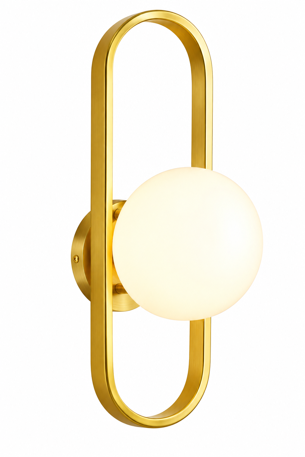 Modern Oval Glass Wall Light